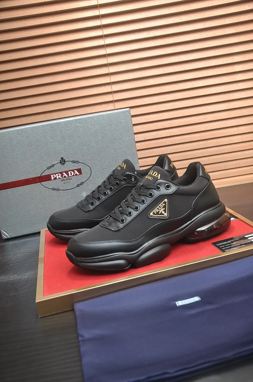 Men's shoes 💰700💶[PRADA] Men's shoes counter hot sale, official website synchronization, 👑Top version ✔️Original cowhide upper + cowhide lining, 1🆚1 replica, original original sole [black/blue/brown 3 colors] 🎯 Material: cowhide surface 🎯 Inner lining: cowhide 🎯 Sole: original molded outsole 🎯 size: Male 38-45 (45 is custom-made and cannot be returned or exchanged)